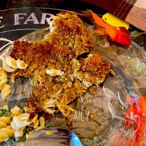 Italian Chicken filet in the shape of Texas